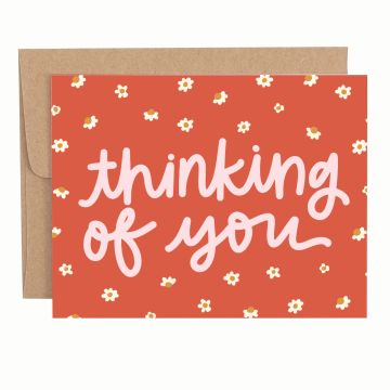 Thinking Of You Daisies Greeting Card